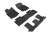 3D MAXpider Compatible with NISSAN ROGUE 2014-2020 KAGU BLACK R1 R2 R3