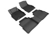 3D MAXpider Compatible with NISSAN KICKS 2018-2024 KAGU BLACK R1 R2