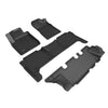 3D MAXpider Compatible with NISSAN ARMADA 2019-2024 INFINITI QX80 2019-2024 KAGU BLACK R1 R2 R3
