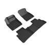 3D MAXpider Compatible with NISSAN ROGUE 2023-2025 KAGU BLACK R1 R2