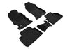 3D MAXpider Compatible with SUBARU IMPREZA 2017-2023 CROSSTREK (NOT FIT HYBRID MODELS) 2018-2023 ELEGANT BLACK R1 R2