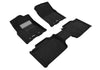 3D MAXpider Compatible with TOYOTA TACOMA ACCESS CAB 2018-2023 ELEGANT BLACK R1 R2 (R2 WITH SEATS)