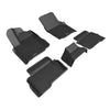 3D MAXpider Compatible with TOYOTA TACOMA HYBRID DOUBLE CAB 2024-2025 KAGU BLACK R1 R2