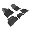 3D MAXpider Compatible with TOYOTA TACOMA GAS DOUBLE CAB 2024-2025 KAGU BLACK R1 R2