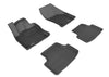 3D MAXpider Compatible with VOLKSWAGEN GOLF GOLF ALLTRACK GOLF GTI GOLF R GOLF SPORTWAGEN 2015-2020 KAGU BLACK R1 R2