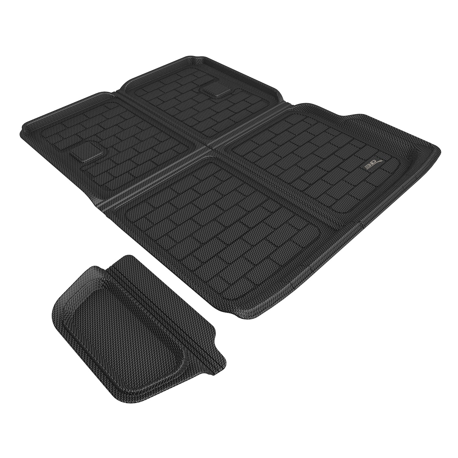 3D MAXpider Compatible with MERCEDES-BENZ S-CLASS SEDAN (V223) 2021-2026 AMG S 63 E PERFORMANCE SEDAN 2024-2026 KAGU BLACK FOLDABLE CARGO RIGHT W CARGO NET