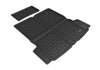 3D MAXpider Compatible with PORSCHE TAYCAN 2021-2026 AUDI E-TRON GT 2022-2026 KAGU BLACK FRONT & REAR (2 PIECE) CARGO LINER
