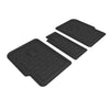 3D MAXpider Compatible with RIVIAN R1S 2022-2025 KAGU BLACK 2ND ROW SEATBACK PROTECTOR