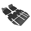 3D MAXpider Compatible with TESLA MODEL X 7-SEAT 2022-2025 ELITECT BLACK R1 R2 R3