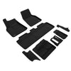 3D MAXpider Compatible with TESLA MODEL Y 7-SEAT 2021-2025 ELEGANT BLACK R1 R2 R3