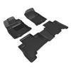 3D MAXpider Compatible with TOYOTA 4RUNNER 5-SEAT 2014-2024 KAGU BLACK R1 R2