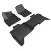 3D MAXpider Compatible with TOYOTA TUNDRA CREWMAX 2022-2025 KAGU BLACK R1 R2