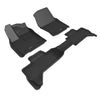 3D MAXpider Compatible with TOYOTA TUNDRA DOUBLE CAB 2022-2025 KAGU BLACK R1 R2