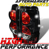 Taillights For Chevy Silverado GMC Sierra Altezza Gloss Black Housing Clear Lens