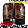 For 1994-2001 Dodge Ram Altezza Style Chrome Housing Smoke Lens Tail Lights Lamp