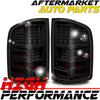 For 2007-2013 Chevrolet Silverado Black Housing Smoke Lens LED Tail Lights Lamps