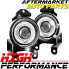 For GMC Pontiac Chrome Housing Clear Lens Halo Projector Fog Lights Lamp