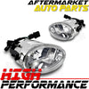 Fog Lights Lamps For 1998-1999 Accent Chrome Housing Clear Lens H3 12v 55w Bulbs