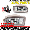 Fog Lights Lamps Kit For 1998-2007 Toyota Land Cruiser Chrome Housing Clear Lens