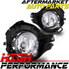 Fog Lights Lamps For Nissan Frontier Pathfinder Chrome Housing Clear Lens Bulbs