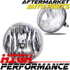 Replacement Fog Lights For 07-14 GMC Sierra Chrome Housing Clear Lens 5202 Bulbs