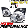 Black Bezel Clear Lens Chrome Housing Fog Light Lamps For 11-13 Toyota Corolla