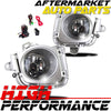 1x Pair Chrome Housing Clear Lens Fog Light Lamps For 2010-2011 Toyota Prius