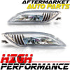 LED Fog Lights Lamps Kit For 2006-2010 Toyota Sienna Chrome Housing Clear Lens