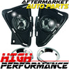 Clear Lens Black Bezel Fog Light Lamps Kit With Wiring Fits 2016 Toyota Rav4