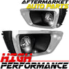 Fog Lights Lamps Kit For 2014-2016 Subaru Forester XT Chrome Housing Clear Lens