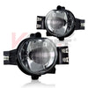 Fog Lights Lamps For 2002-2009 Dodge Ram Chrome Housing Clear Lens 9009 Bulbs