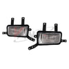 Fog Lights Lamps For 2014-2016 Chevy Suburban Tahoe Chrome Housing Clear Lens