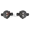For 2016-2019 Nissan Sentra Fog Lights Lamps Clear Lens Chrome Housing