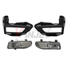 Fog Lights Lamps For 2017-2018 Nissan Rouge Chrome Housing Clear Lens Wiring Kit