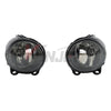 Fog Lights Lamps For BMW 2 3 5 Series M5 F10 Chrome Housing Clear Lens H11 Bulbs