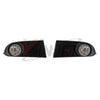 Fog Lights Lamps For 10-18 Dodge Journey Chrome Housing Clear Lens Wiring Kit