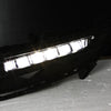 LED Fog Lights Lamps For 16-17 Honda Accord Chrome Coupe 2 DR Housing Clear Lens