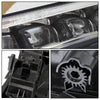 LED Fog Lights Lamps For 16-17 Honda Accord Chrome Coupe 2 DR Housing Clear Lens