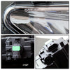 LED Fog Lights Lamps For 16-17 Honda Accord Coupe 2 DR Chrome Housing Clear Lens
