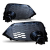 LED Fog Lights Lamps For 17-19 Honda Civic Chrome Housing Clear Lens Wiring Kit