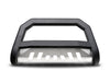 For 2004 Ford F-150 Heritage AR Bull Bar - Matte Black W/Aluminum Skid Plate
