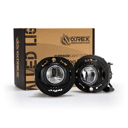 Universal Chrysler/Dodge/Jeep LED Projector Fog Lights (White Output Only)