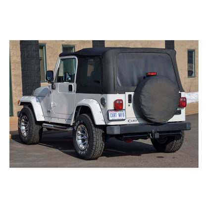 CURT 13430 Class III 2 in. Receiver Hitch Fits 97-06 Wrangler (TJ)