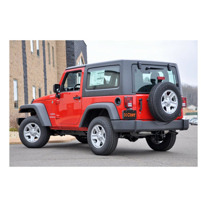CURT 13432 Class III 2 in. Receiver Hitch Fits 07-18 Wrangler (JK)