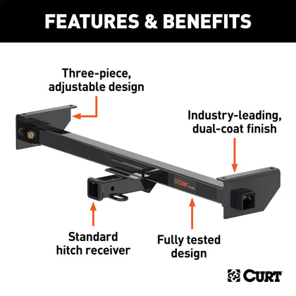 CURT 13701 Class III Adjustable RV Hitch