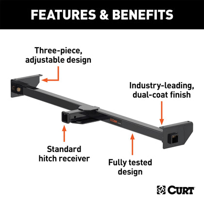 CURT 13704 Class III Adjustable RV Hitch