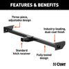 CURT 13704 Class III Adjustable RV Hitch