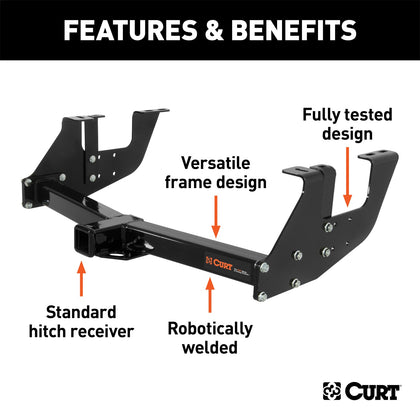 CURT 13901 Class III Multi-Fit Receiver Hitch