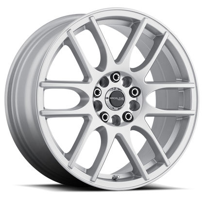 Raceline Wheels 141S Mystique Silver 17X7.5 5X108/5X114.3 +40mm