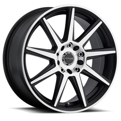Raceline Wheels 144M Storm BMF 17X7.5 4X100/4X108 +40mm